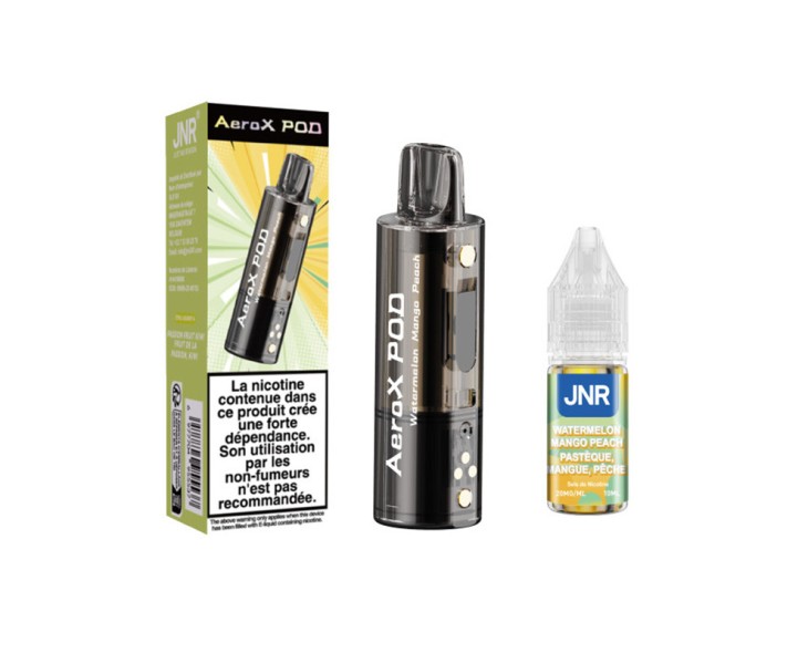 Pod Aerox Watermelon Mango Peach Puff JNR | Création Vap