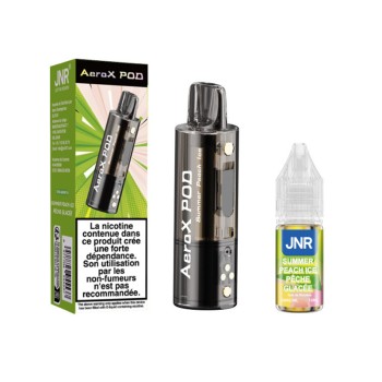 Pod AeroX Summer Peach Ice Puff JNR | Création Vap