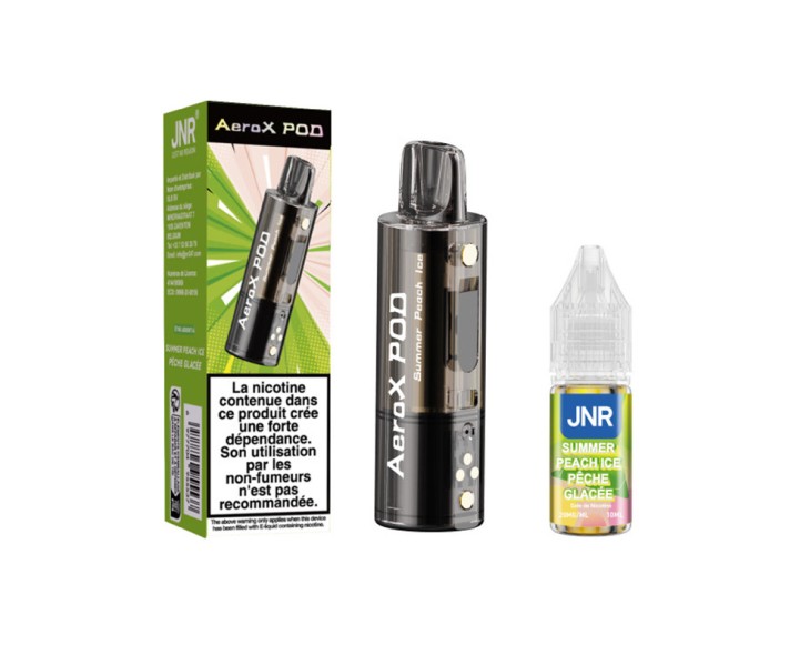 Pod AeroX Summer Peach Ice Puff JNR | Création Vap