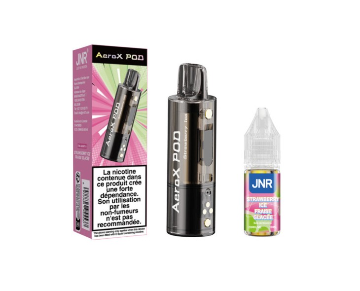 Pod AeroX Strawberry Ice Puff JNR | Création Vap