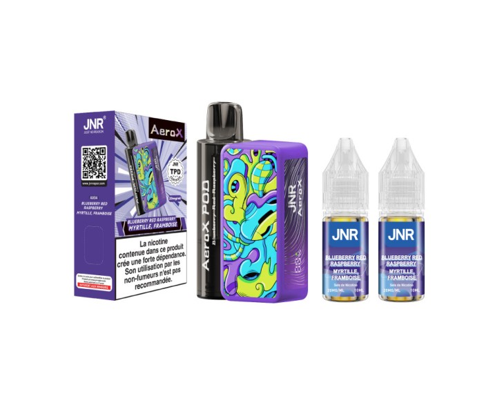 Puff AeroX Blueberry Red Raspberry JNR 32K | Création Vap