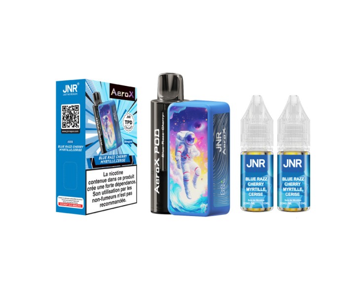 Puff AeroX Blue Razz Cherry JNR 32K | Création Vap