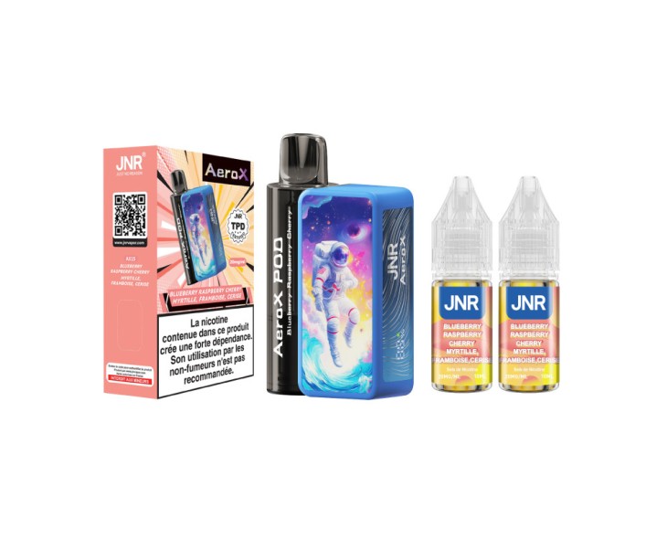 Puff AeroX Blueberry Raspberry Cherry JNR 32K | Création Vap