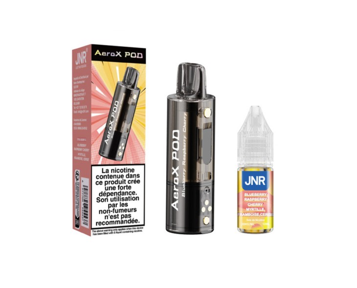 Pod AeroX Blueberry Raspberry Cherry Puff JNR | Création Vap